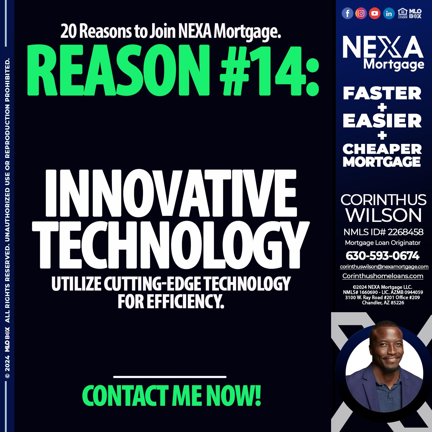 REASON 14 - Corinthus Wilson -Mortgage Loan Originator