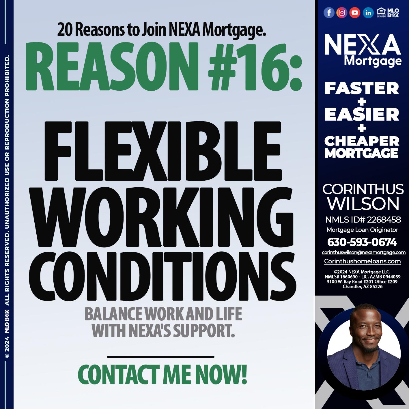 REASON 16 - Corinthus Wilson -Mortgage Loan Originator