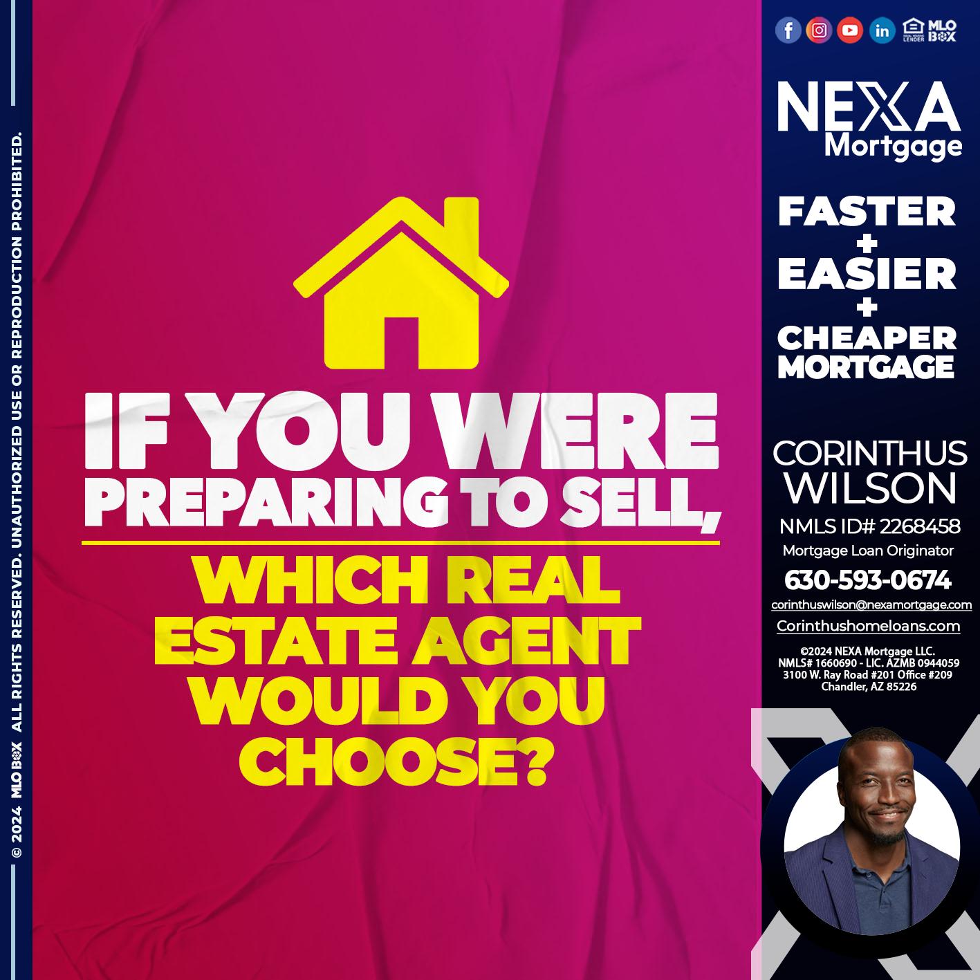 if you were - Corinthus Wilson -Mortgage Loan Originator
