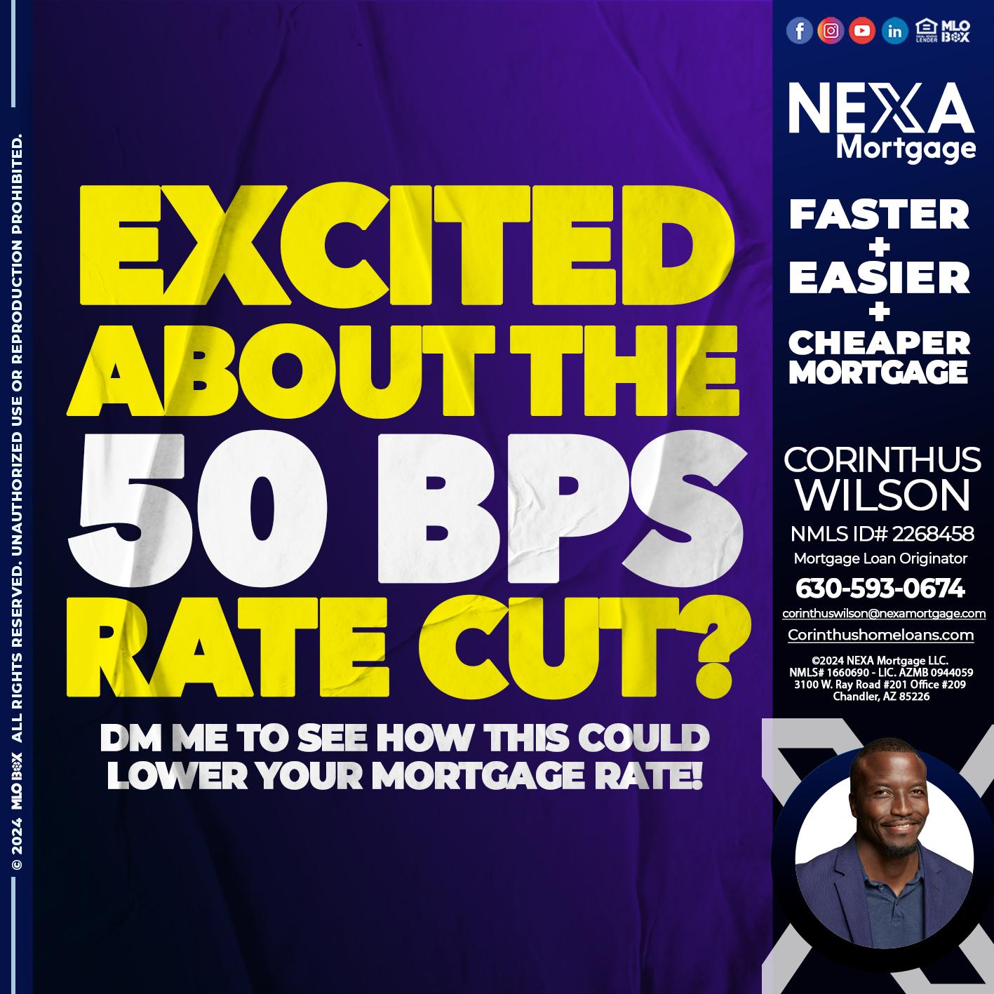 EXCITED - Corinthus Wilson -Mortgage Loan Originator