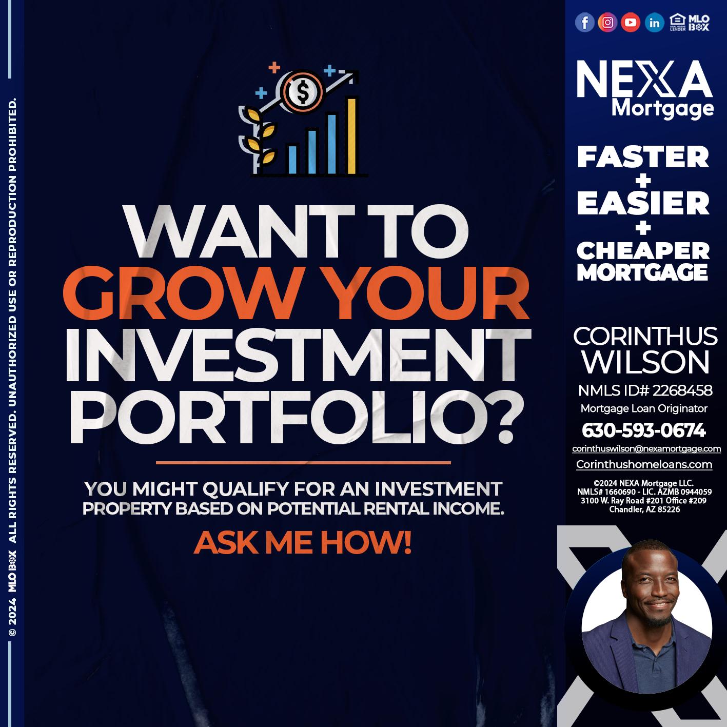 want to grow - Corinthus Wilson -Mortgage Loan Originator