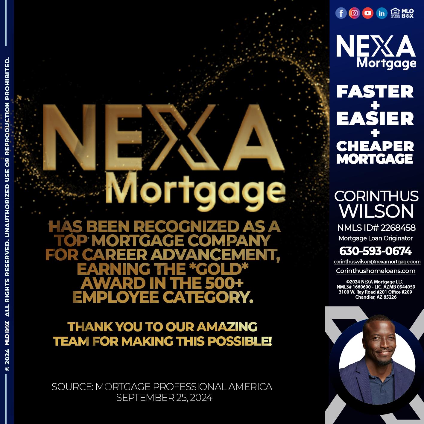 nexa 500 - Corinthus Wilson -Mortgage Loan Originator