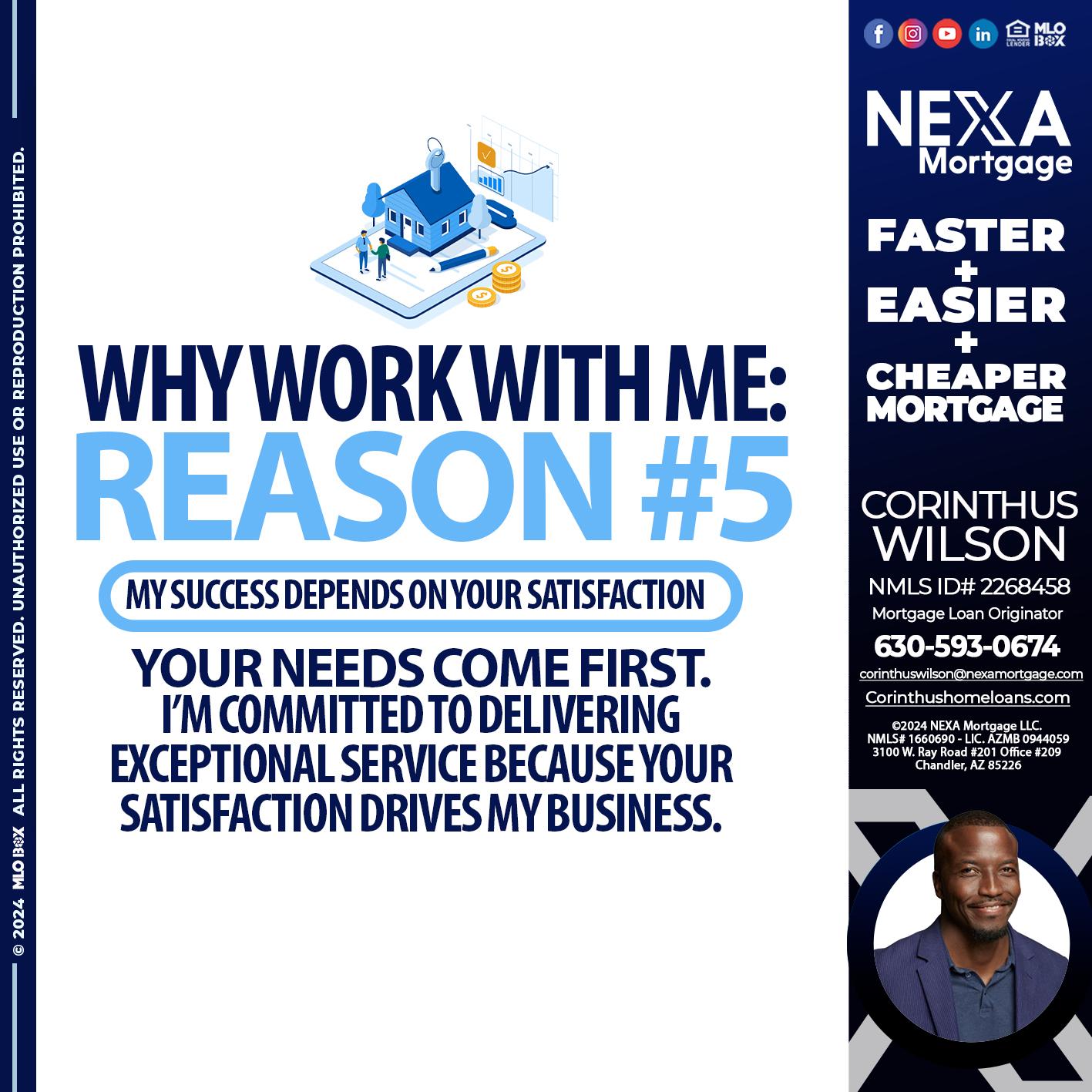reason 5 - Corinthus Wilson -Mortgage Loan Originator