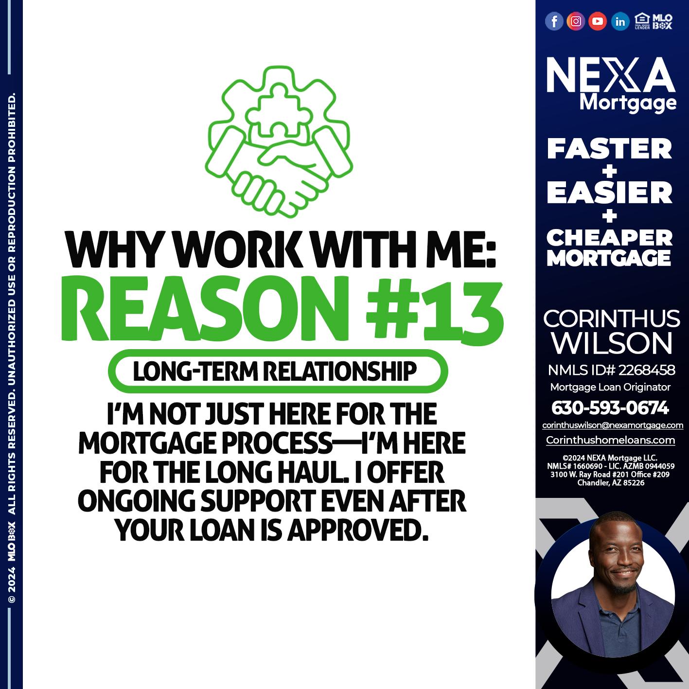 R13 - Corinthus Wilson -Mortgage Loan Originator