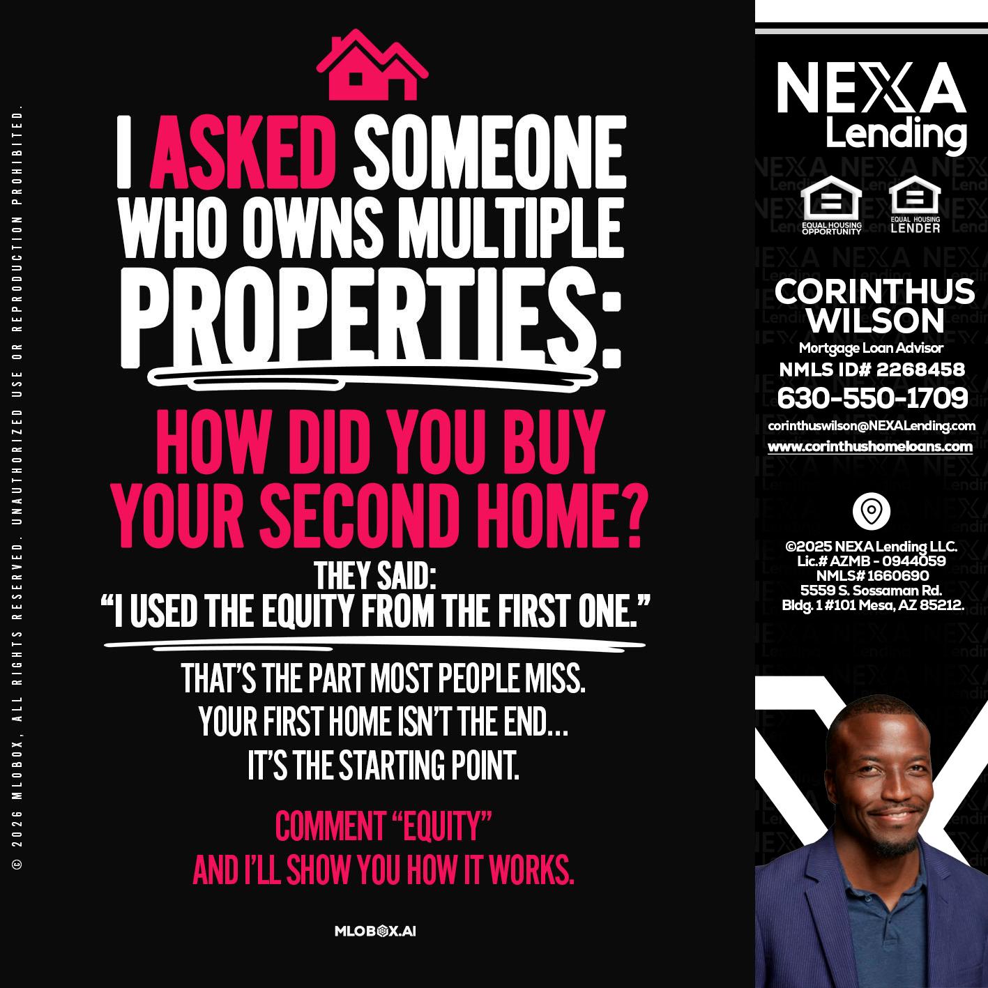 I ASKED SOMEONE - Corinthus Wilson -Loan Advisor/Investor/Commercial/International