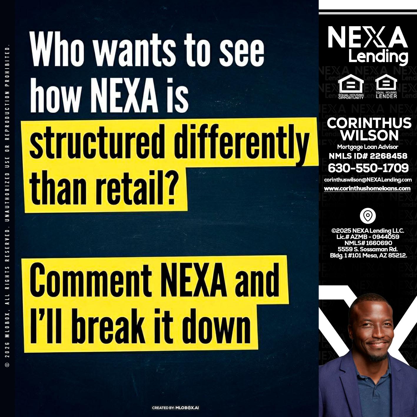 who want to see - Corinthus Wilson -Loan Advisor/Investor/Commercial/International