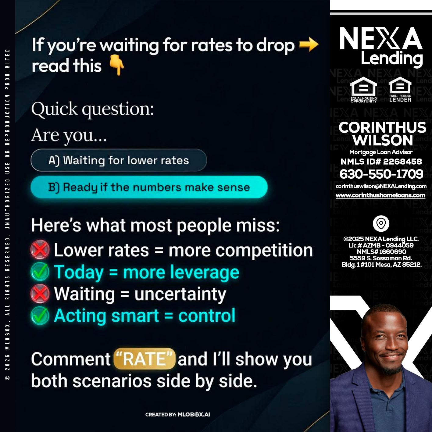 IF YOU ARE - Corinthus Wilson -Loan Advisor/Investor/Commercial/International