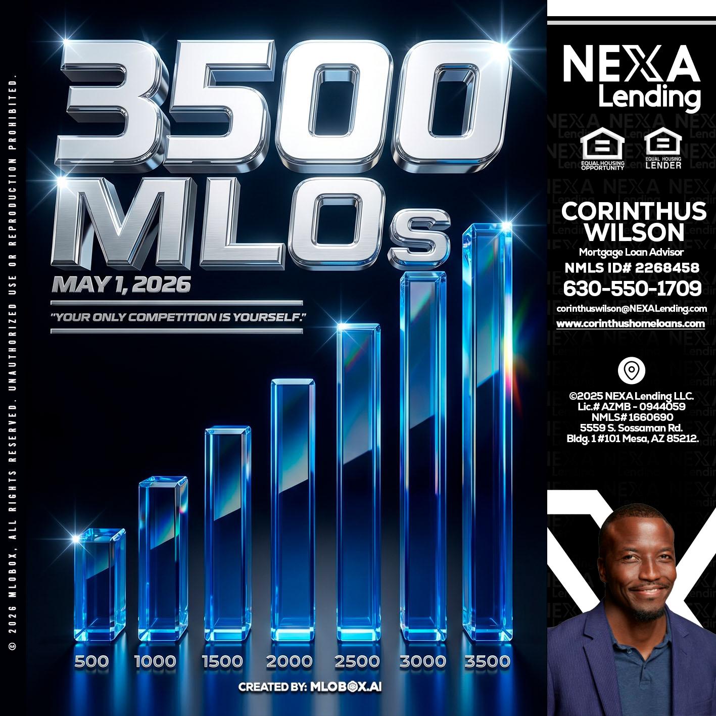 3500 MLOs - Corinthus Wilson -Loan Advisor/Investor/Commercial/International