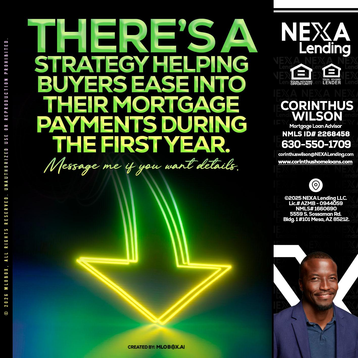 THERES A STATEGY - Corinthus Wilson -Loan Advisor/Investor/Commercial/International