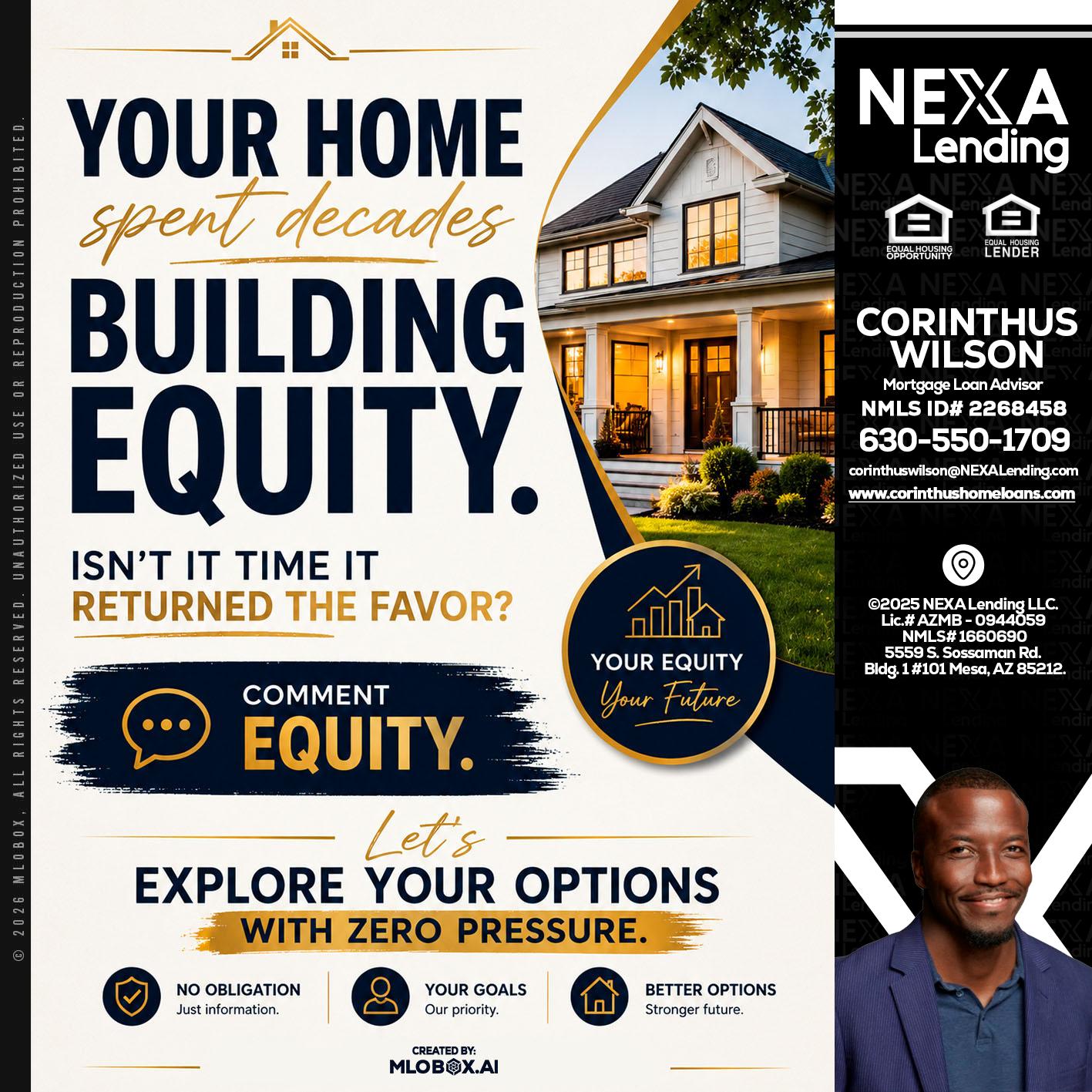 building equity - Corinthus Wilson -Loan Advisor/Investor/Commercial/International