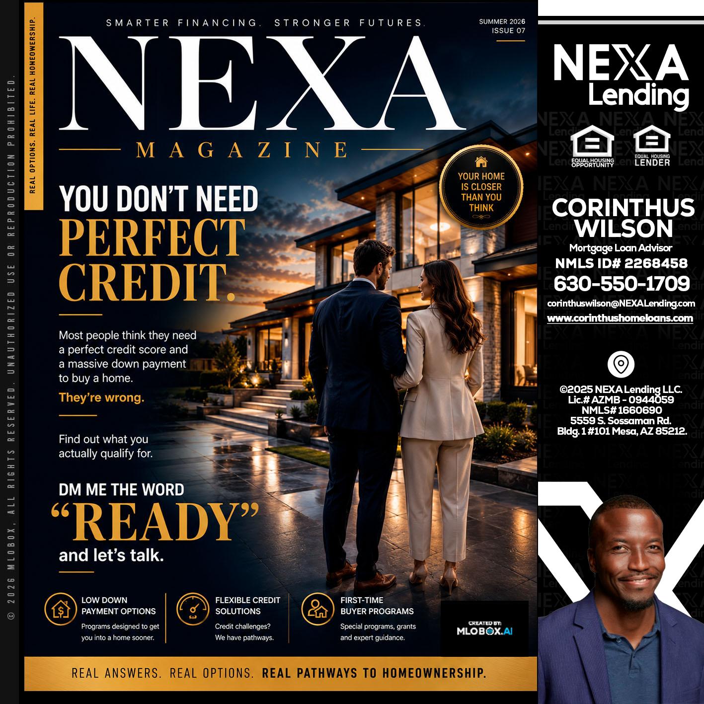 NEXA MAGAZINE - Corinthus Wilson -Loan Advisor/Investor/Commercial/International
