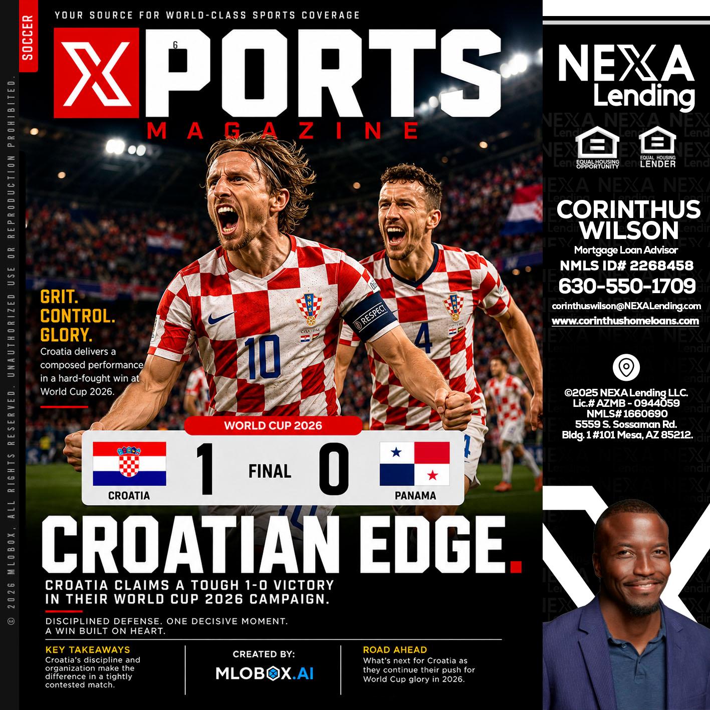 CROATIA 1-0 PANAMA - Corinthus Wilson -Loan Advisor/Investor/Commercial/International