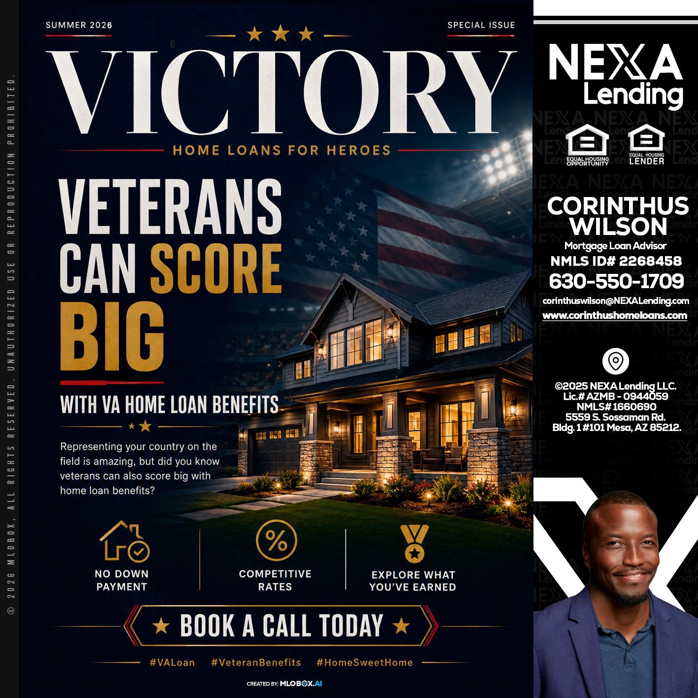 VICTORY - Corinthus Wilson -Loan Advisor/Investor/Commercial/International