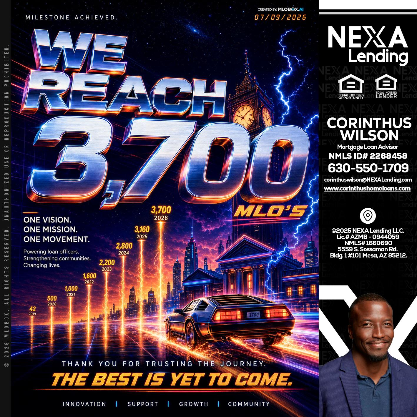 3700 MLOs - Corinthus Wilson -Loan Advisor/Investor/Commercial/International
